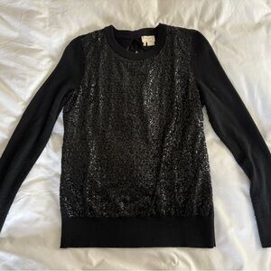 Vintage Kate Spade Black Sequin Sweater